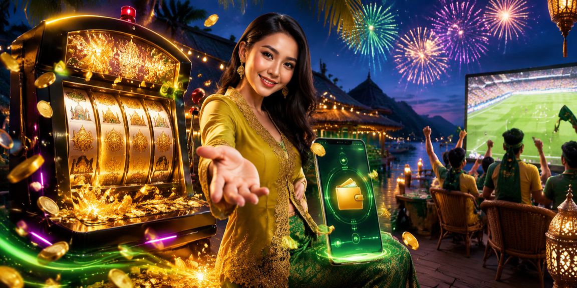 Suasana perayaan Hari Raya dengan taruhan dan permainan dalam talian ttbet di Terengganu